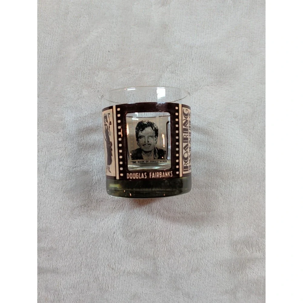 Vintage Bicentennial 1776-1976 & Roaring‎ Twenties Movie Rocks Glass Set of 4